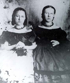 Nellie and Lucy Buck Courtesy of the Warren Heritage Society, Front Royal, Virginia 